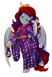 Size: 1313x1927 | Tagged: safe, artist:wicked-red-art, imported from derpibooru, oc, oc only, oc:evening prose, pegasus, semi-anthro, clothes, eyes closed, female, freckles, jewelry, mare, necklace, pearl necklace, simple background, transparent background, yukata