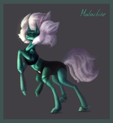 Size: 1150x1250 | Tagged: safe, artist:inarimayer, imported from derpibooru, pony, clothes, malachite (steven universe), ponified, solo, steven universe