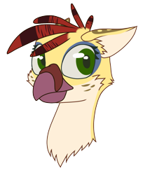 Size: 1035x1270 | Tagged: safe, artist:al solae, imported from derpibooru, oc, oc only, griffon, bust, female, griffon oc, simple background, solo, transparent background