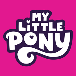 Size: 800x800 | Tagged: safe, imported from derpibooru, g5, logo, my little pony logo, my little pony: a new generation, no pony, official, pink background, simple background, text, youtube