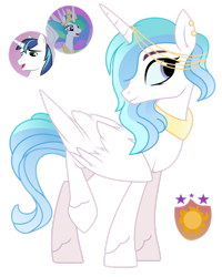 Size: 1280x1599 | Tagged: safe, artist:princess-kitsune-tsu, imported from derpibooru, princess celestia, shining armor, oc, alicorn, pony, base used, female, mare, offspring, parent:princess celestia, parent:shining armor, parents:shininglestia, simple background, transparent background