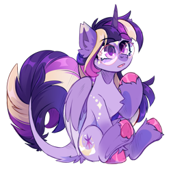 Size: 1521x1521 | Tagged: safe, artist:star-theft, imported from derpibooru, oc, oc only, oc:skylar, alicorn, pony, alicorn oc, female, horn, mare, not twilight sparkle, simple background, solo, transparent background, wings
