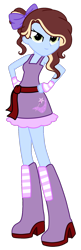 Size: 550x1700 | Tagged: safe, artist:ponylover22, imported from derpibooru, oc, oc only, equestria girls, belt, boots, clothes, dress, high heel boots, shirt, shoes, simple background, skirt, solo, transparent background