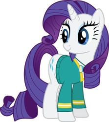 Size: 2315x2591 | Tagged: safe, artist:zziccardi, imported from derpibooru, rarity, pony, unicorn, filli vanilli, season 4, .svg available, female, high res, mare, ponytones outfit, simple background, smiling, solo, transparent background, vector