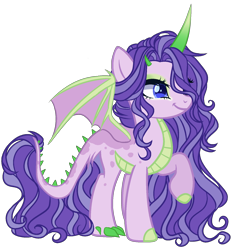 Size: 1550x1640 | Tagged: safe, artist:kyannepopys, imported from derpibooru, oc, oc only, dracony, dragon, hybrid, pony, base used, eyelashes, female, interspecies offspring, makeup, mare, offspring, parent:rarity, parent:spike, parents:sparity, raised hoof, simple background, solo, transparent background