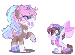 Size: 1900x1404 | Tagged: safe, artist:kyannepopys, imported from derpibooru, oc, oc only, pony, unicorn, base used, bow, eyelashes, face mask, female, hair bow, heterochromia, horn, mare, mask, open mouth, raised hoof, simple background, smiling, transparent background, unicorn oc