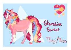 Size: 2400x1700 | Tagged: safe, artist:uunicornicc, imported from derpibooru, oc, oc:starshine sorbet, pony, bow, hair bow, tail, tail bow