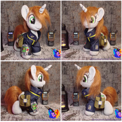 Size: 2560x2560 | Tagged: safe, artist:1stastrastudio, imported from derpibooru, oc, oc:littlepip, pony, unicorn, fallout equestria, female, high res, irl, mare, photo, plushie, solo