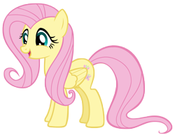 Size: 9221x7154 | Tagged: safe, artist:andoanimalia, imported from derpibooru, fluttershy, pegasus, pony, the one where pinkie pie knows, female, simple background, transparent background, vector
