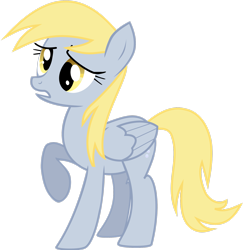 Size: 2415x2483 | Tagged: safe, artist:emedina13, imported from derpibooru, derpy hooves, pegasus, pony, female, high res, raised hoof, simple background, solo, transparent background, vector