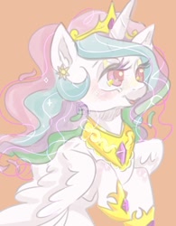 Size: 1000x1280 | Tagged: safe, artist:funky_furs, imported from derpibooru, princess celestia, alicorn, pony, solo