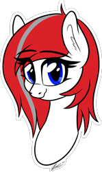 Size: 702x1175 | Tagged: safe, artist:seafooddinner, imported from derpibooru, oc, oc:roscosmospone, earth pony, pony, bust, cute, earth pony oc, female, mare, simple background, smiling, solo, transparent background