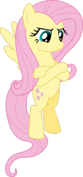 Size: 1677x3577 | Tagged: safe, artist:emedina13, imported from derpibooru, fluttershy, pegasus, pony, .svg available, crossed arms, female, simple background, solo, transparent background, vector