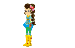 Size: 968x618 | Tagged: safe, imported from derpibooru, oc, equestria girls, legend of everfree, boots, clothes swap, cowboy boots, crystal guardian, shoes, simple background, white background