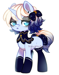 Size: 500x629 | Tagged: safe, artist:cabbage-arts, imported from derpibooru, oc, oc only, oc:poetic night, pony, unicorn, clothes, female, horn, simple background, socks, solo, transparent background, unicorn oc