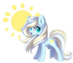 Size: 800x696 | Tagged: safe, artist:cabbage-arts, imported from derpibooru, sunbeam, pony, unicorn, cutie mark background, female, g1, g1 to g4, g4, generation leap, simple background, solo, transparent background