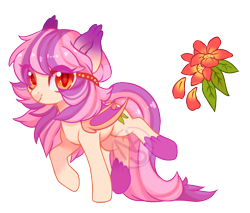 Size: 800x682 | Tagged: safe, artist:cabbage-arts, imported from derpibooru, oc, oc only, oc:petal rain, bat pony, pony, bat pony oc, female, simple background, solo, transparent background