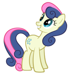 Size: 2360x2541 | Tagged: safe, artist:ikillyou121, imported from derpibooru, bon bon, sweetie drops, earth pony, pony, .psd available, female, high res, looking up, simple background, smiling, solo, transparent background, vector