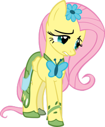 Size: 2230x2689 | Tagged: safe, artist:jeosadn, imported from derpibooru, fluttershy, pegasus, pony, clothes, dress, female, gala dress, high res, simple background, solo, transparent background, vector