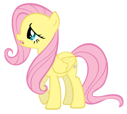 Size: 1620x1449 | Tagged: safe, artist:rayne-feather, imported from derpibooru, fluttershy, pegasus, pony, party of one, season 1, female, simple background, solo, transparent background, vector