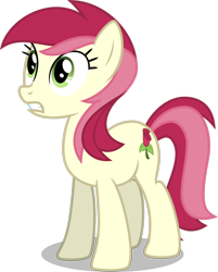 Size: 2196x2730 | Tagged: safe, artist:drewdini, imported from derpibooru, roseluck, earth pony, pony, female, high res, show accurate, simple background, solo, transparent background, vector