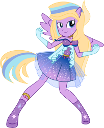 Size: 5667x6955 | Tagged: safe, artist:shootingstarsentry, imported from derpibooru, oc, oc:shooting star sentry, equestria girls, absurd resolution, simple background, solo, super ponied up, transparent background, vector