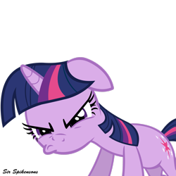 Size: 2449x2449 | Tagged: safe, artist:sirspikensons, imported from derpibooru, twilight sparkle, pony, unicorn, female, floppy ears, high res, simple background, solo, transparent background, unicorn twilight, vector