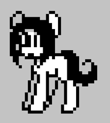 Size: 292x326 | Tagged: safe, artist:zebra, oc, oc only, oc:surreal filly, ms paint, pixel art, solo