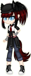 Size: 426x1045 | Tagged: safe, artist:fantarianna, imported from derpibooru, oc, oc only, equestria girls, clothes, converse, eyelashes, female, hat, pants, ponied up, shoes, simple background, smiling, solo, transparent background