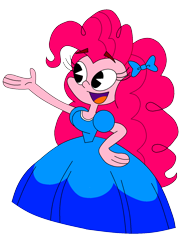 Size: 1224x1600 | Tagged: safe, artist:rarity525, imported from derpibooru, pinkie pie, equestria girls, clothes, dress, female, simple background, solo, transparent background