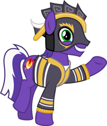 Size: 4000x4685 | Tagged: safe, artist:melisareb, imported from derpibooru, oc, oc only, oc:proudy hooves, earth pony, pony, derpibooru community collaboration, 2022 community collab, absurd resolution, clothes, helmet, jersey, looking at you, male, simple background, smiling, solo, stallion, transparent background, vector