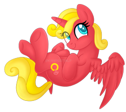 Size: 1808x1604 | Tagged: safe, artist:kimmyartmlp, imported from derpibooru, oc, oc:princess sapphire, alicorn, pony, alicorn oc, female, horn, simple background, smiling, solo, transparent background, wings