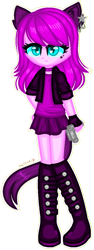 Size: 445x1183 | Tagged: safe, artist:fantarianna, imported from derpibooru, oc, oc only, equestria girls, boots, clothes, ear piercing, female, gun, piercing, shoes, simple background, skirt, transparent background, vest, weapon