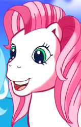 Size: 324x511 | Tagged: safe, imported from derpibooru, screencap, desert rose, starbeam, earth pony, pony, a very minty christmas, cropped, cute, female, g3, g3 rosabetes, happy, mare, offscreen character, open mouth, open smile, smiling, solo focus, that's what i love about christmas