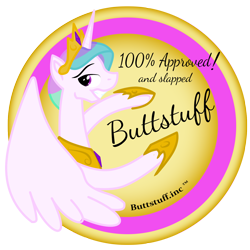 Size: 1500x1500 | Tagged: safe, artist:xxmarkingxx, princess celestia, alicorn, pony, implied anal, implied sex, looking at you, seal of approval, smiling, spread wings, wings