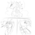 Size: 1000x995 | Tagged: safe, artist:xxmarkingxx, discord, princess celestia, alicorn, draconequus, pony, comic, looking back, monochrome, open mouth, simple background, waving