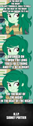 Size: 500x1871 | Tagged: safe, edit, edited screencap, imported from derpibooru, screencap, wallflower blush, equestria girls, equestria girls series, comic, in memoriam, rest in peace, screencap comic, singing, song reference