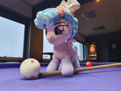 Size: 4032x3024 | Tagged: safe, artist:xeto_de, imported from derpibooru, cozy glow, billiards, irl, photo, plushie