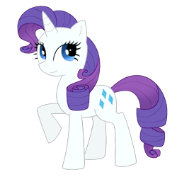 Size: 826x826 | Tagged: safe, artist:shira-hedgie, imported from derpibooru, rarity, pony, unicorn, 2012, female, looking sideways, mare, old art, raised hoof, simple background, smiling, solo, transparent background