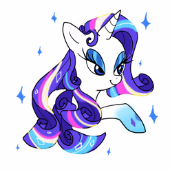 Size: 2736x2770 | Tagged: safe, artist:shira-hedgie, imported from derpibooru, rarity, pony, 2014, bust, female, high res, mare, old art, portrait, rainbow power, simple background, solo, white background