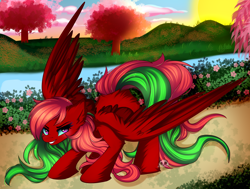 Size: 4200x3172 | Tagged: safe, artist:2pandita, imported from derpibooru, oc, oc:jokey, pegasus, pony, female, mare, solo