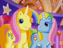 Size: 636x480 | Tagged: safe, imported from derpibooru, screencap, brights brightly, whistle wishes, pony, unicorn, the runaway rainbow, duo, female, g3, mare