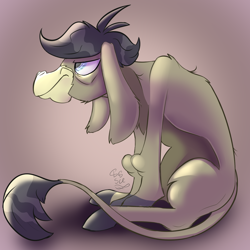 Size: 1500x1500 | Tagged: safe, artist:starcasteclipse, imported from derpibooru, cranky doodle donkey, donkey, solo