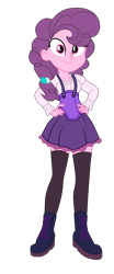 Size: 1536x3685 | Tagged: safe, artist:gmaplay, imported from derpibooru, sugar belle, human, equestria girls, clothes, equestria girls-ified, female, hand on hip, simple background, socks, solo, thigh highs, transparent background