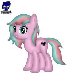 Size: 3840x4154 | Tagged: safe, artist:damlanil, imported from derpibooru, oc, oc:mystic breeze, earth pony, pony, cute, female, looking at you, mare, show accurate, simple background, smiling, solo, standing, transparent background, vector