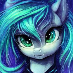 Size: 512x512 | Tagged: safe, imported from derpibooru, pony, ai content, ai generated, bust, clothes, generator:purplesmart.ai, generator:stable diffusion, looking at you, portrait, random pony, solo