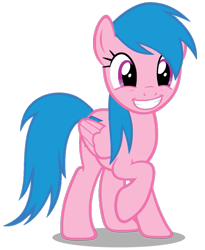 Size: 809x988 | Tagged: safe, artist:foxyfell1337, imported from derpibooru, firefly, pony, g1, g1 to g4, g4, generation leap, simple background, solo, transparent background