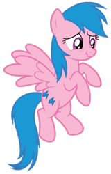 Size: 715x1118 | Tagged: safe, artist:foxyfell1337, imported from derpibooru, firefly, pony, g1, g1 to g4, g4, generation leap, scrunchy face, simple background, solo, transparent background