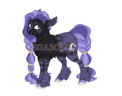 Size: 2900x2300 | Tagged: safe, artist:gigason, imported from derpibooru, oc, oc:moon cloud, earth pony, pony, female, mare, obtrusive watermark, scar, simple background, solo, transparent background, watermark