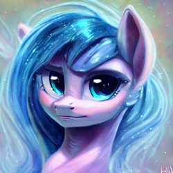 Size: 512x512 | Tagged: safe, imported from derpibooru, pony, ai content, ai generated, bust, generator:purplesmart.ai, generator:stable diffusion, looking at you, portrait, random pony, solo